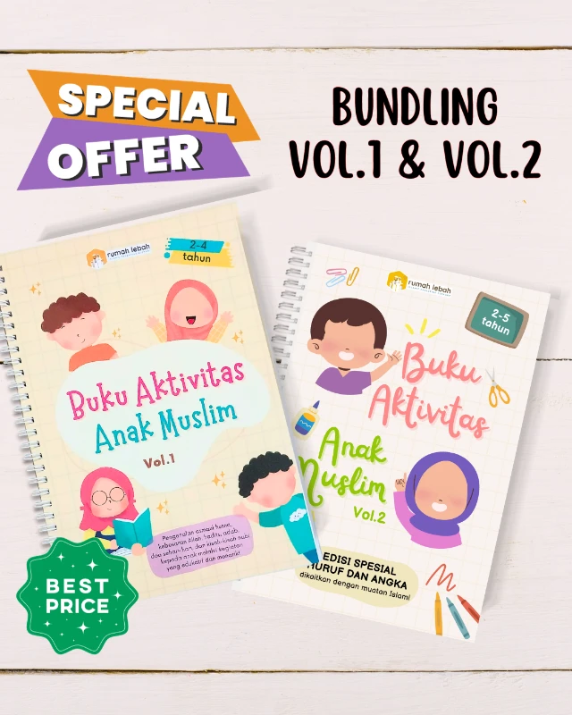Buku Aktivitas Anak Muslim Vol.1 + Vol.2
